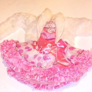 Faux Fur tutu dress Child-small 4-6